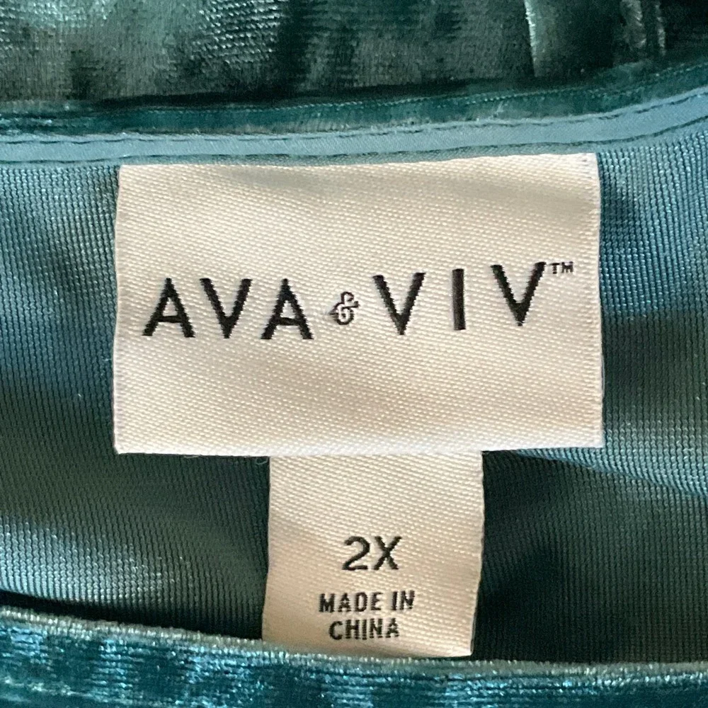 Ava & Viv crushed velvet